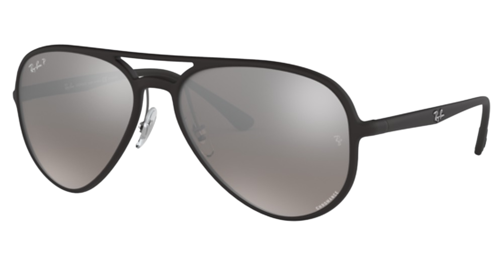 MATTE BLACK / GREY MIRROR SILVER