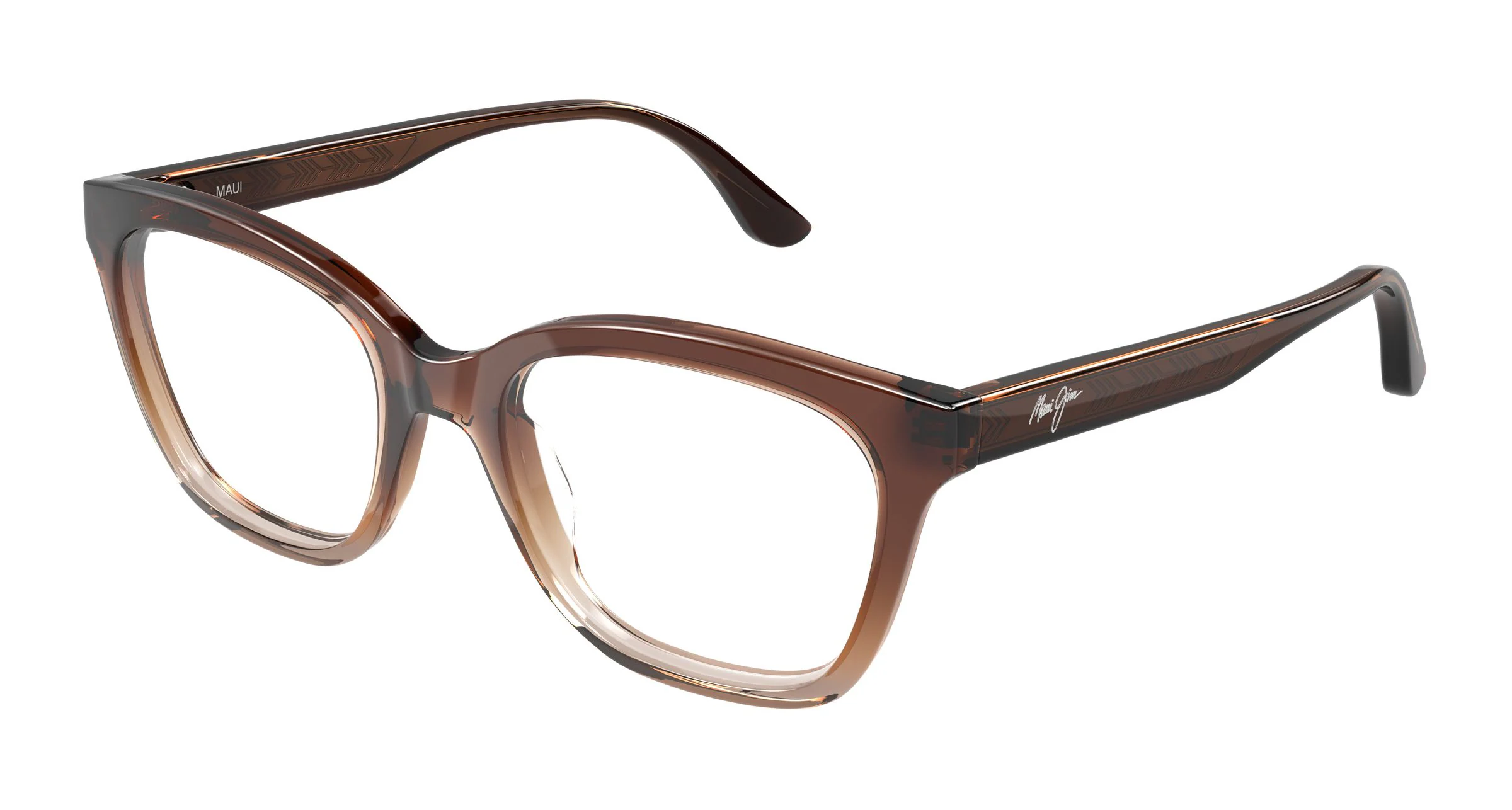 Shiny Trans Red-Brown to Beige