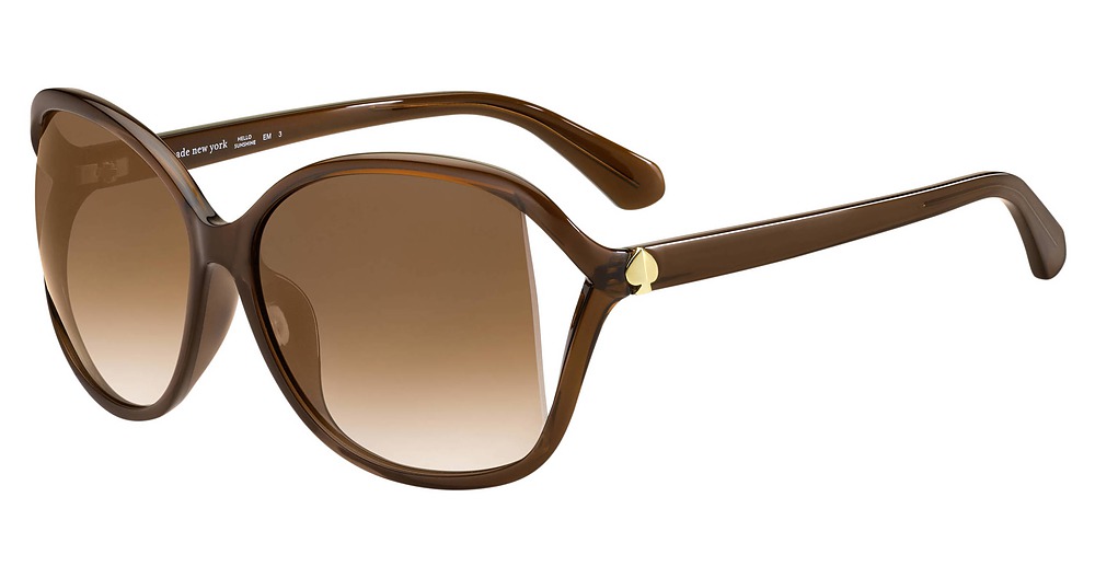 Kate Spade Gloriann/F/S square sunglasses in Brown/Brown Gradient