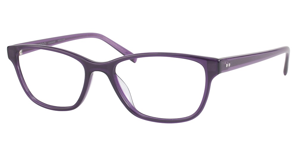 Modo 6606 round eyeglasses in Plum