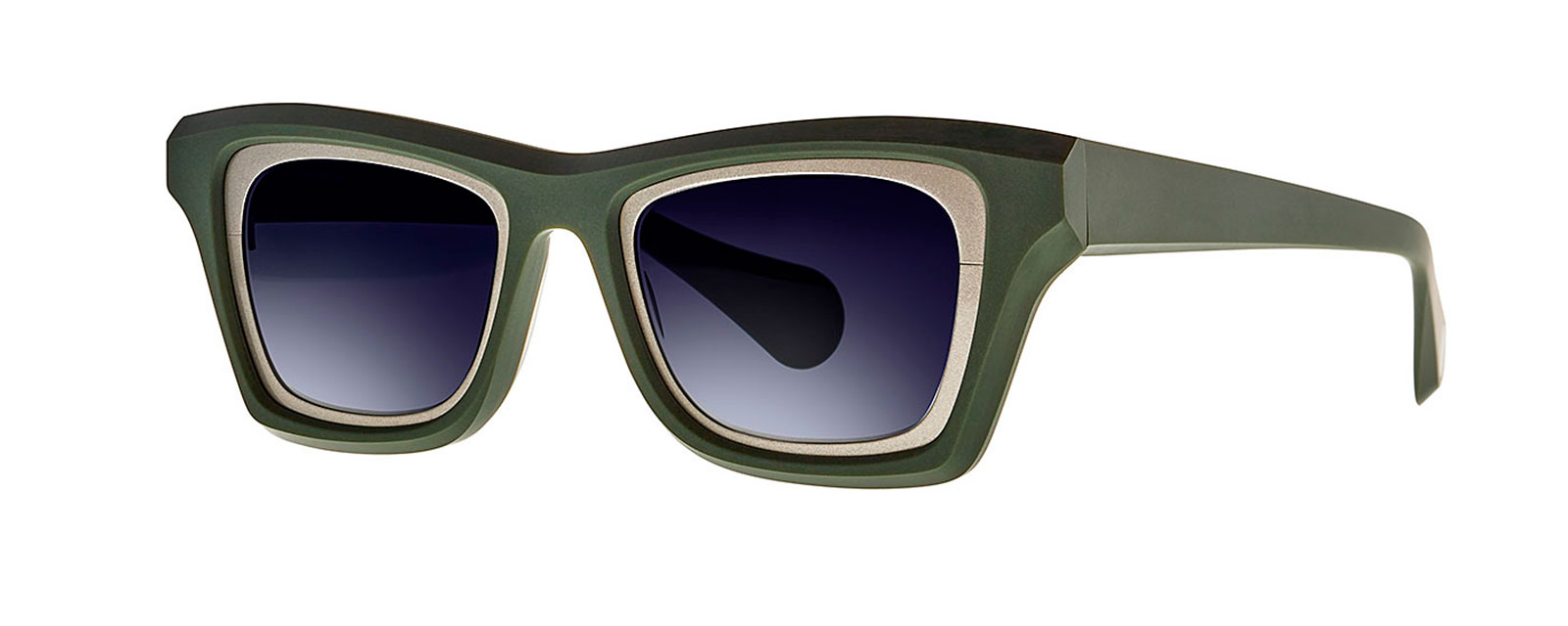SOLID MILITARY GREEN+PEPPER WHITE