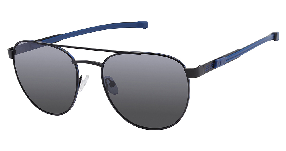 MATTE BLACK/BLU / NAVY-GREY GRAD