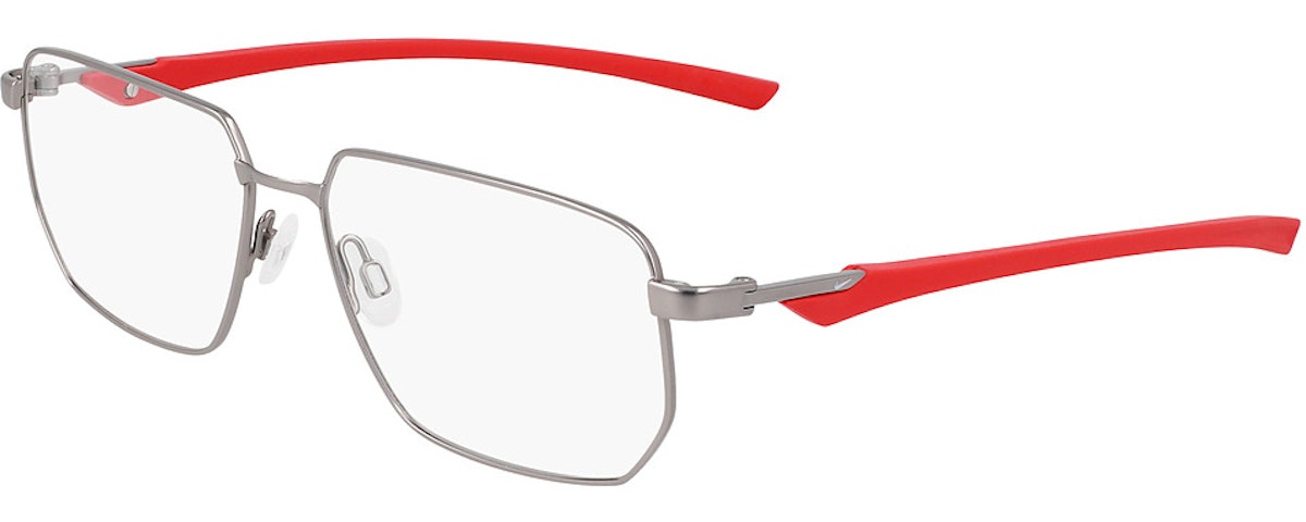 SATIN GUNMETAL/UNIVERSITY RED