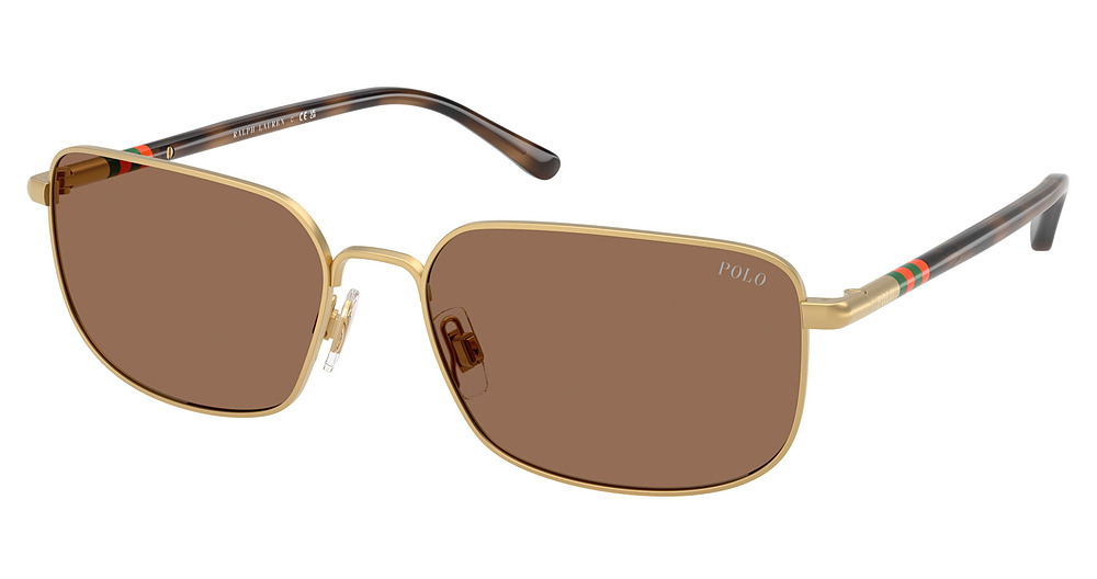 SEMISHINY GOLD / DARK BROWN