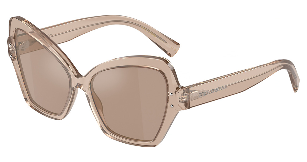 TRANSPARENT CAMEL / LIGHT BROWN MIRROR FLASH GOLD