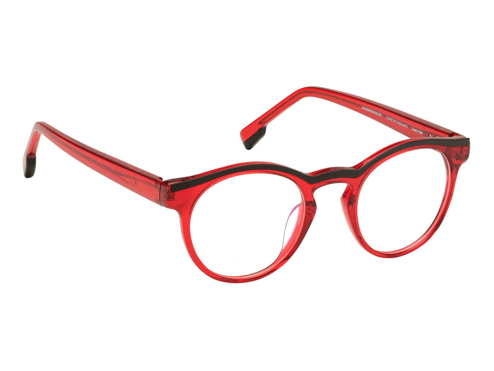 Clear red/ M black