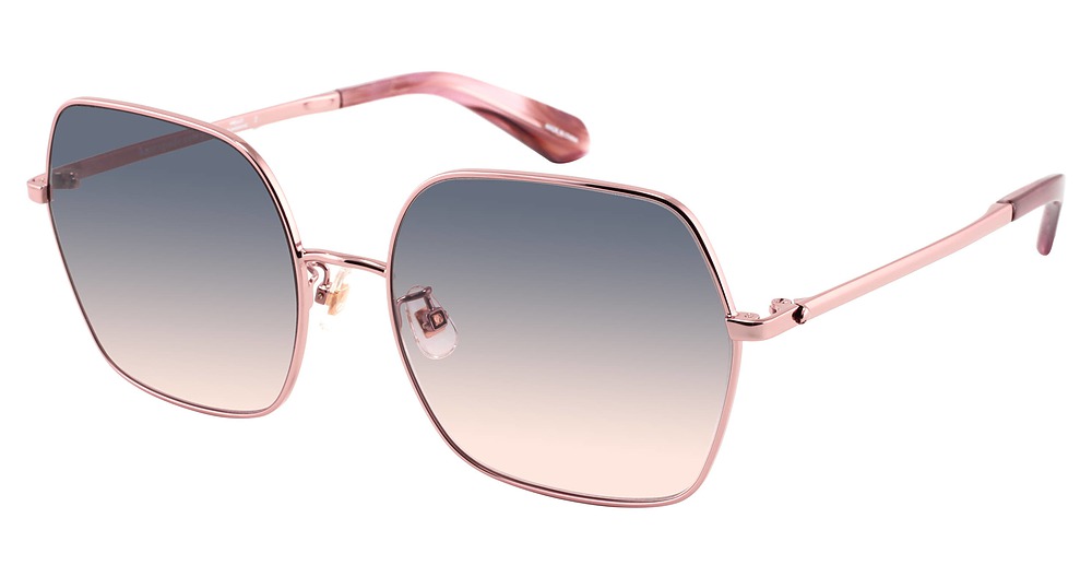Kate Spade Eloy/F/S square sunglasses in Pink/Grey Fuchsia
