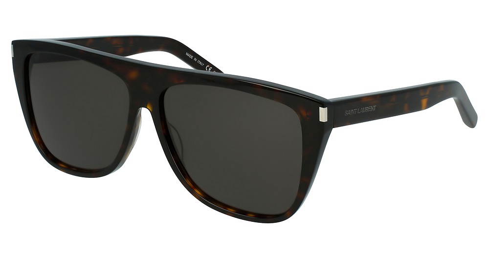 Saint Laurent SL 1 round sunglasses in Avana Avana Smoke/Cr 39