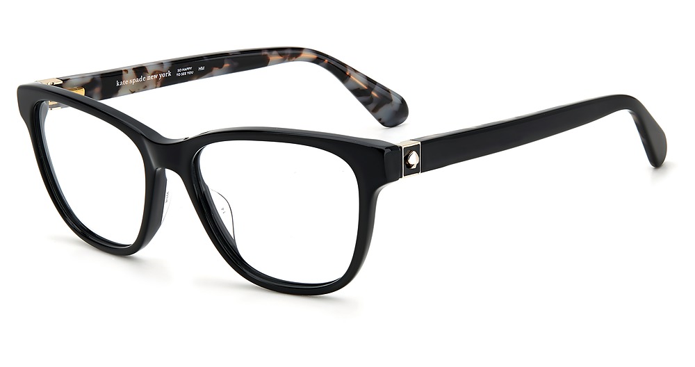 Kate Spade VERNA rectangle eyeglasses in Black