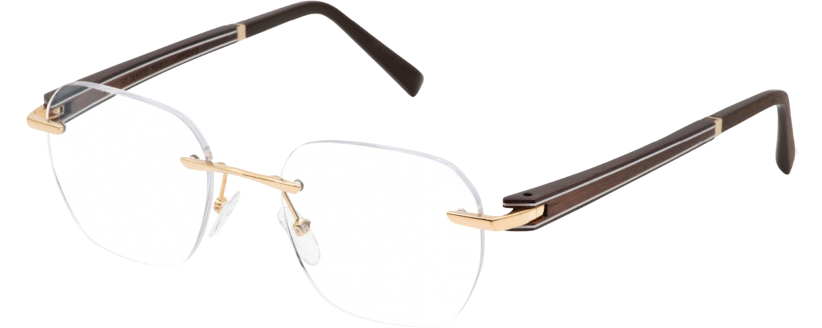 Shiny champagne gold / wengé / chestnut tanganyika