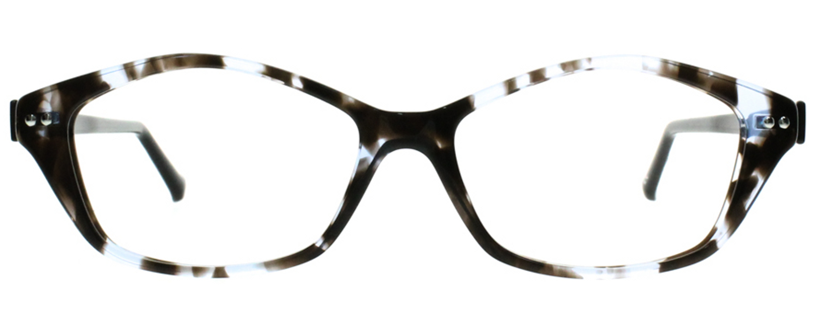 iGreen V-4.55 irregular eyeglasses in Blue Marble