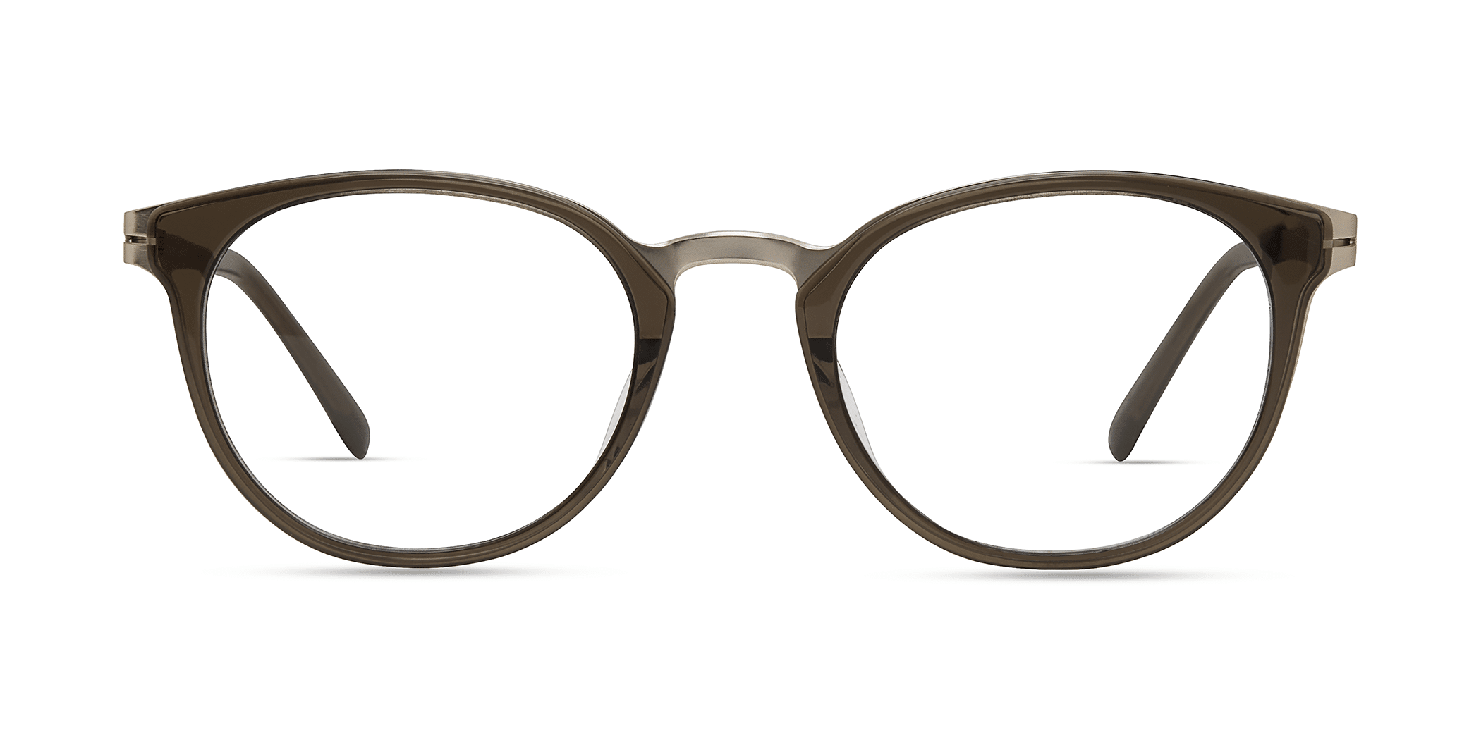 Modo 4509 round eyeglasses in Olive