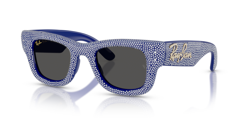 BLU WITH STRASS PAVE / ULTRA BLACK