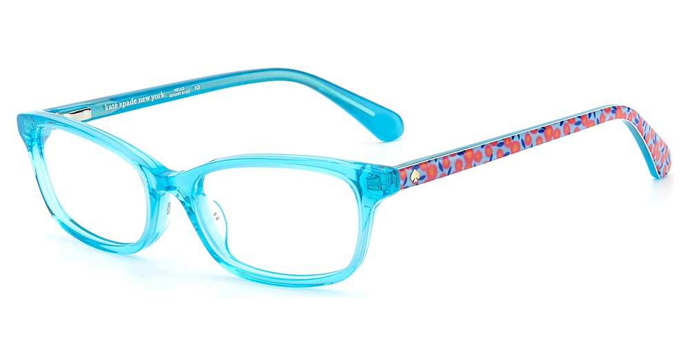Kate Spade ABBEVILLE rectangle eyeglasses in Blue