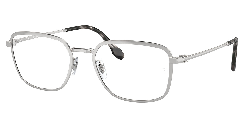 Ray-Ban RX6511 round eyeglasses in Silver
