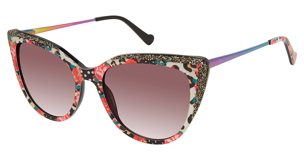 betsey johnson leopard sunglasses