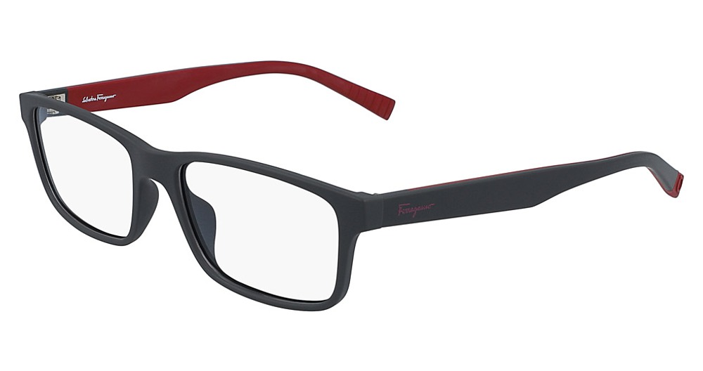(084) MATTE DARK/GREY RED