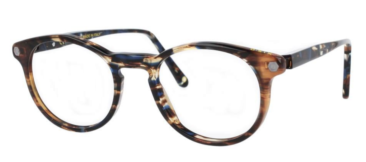 O-SIX OV-309 round eyeglasses in Tortoise