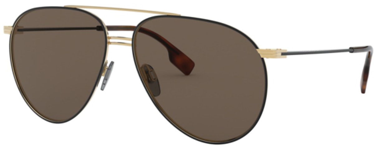 GOLD/MATTE BLACK / BROWN