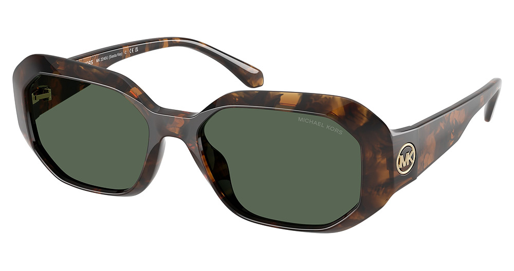 DARK TORTOISE / GREEN SOLID
