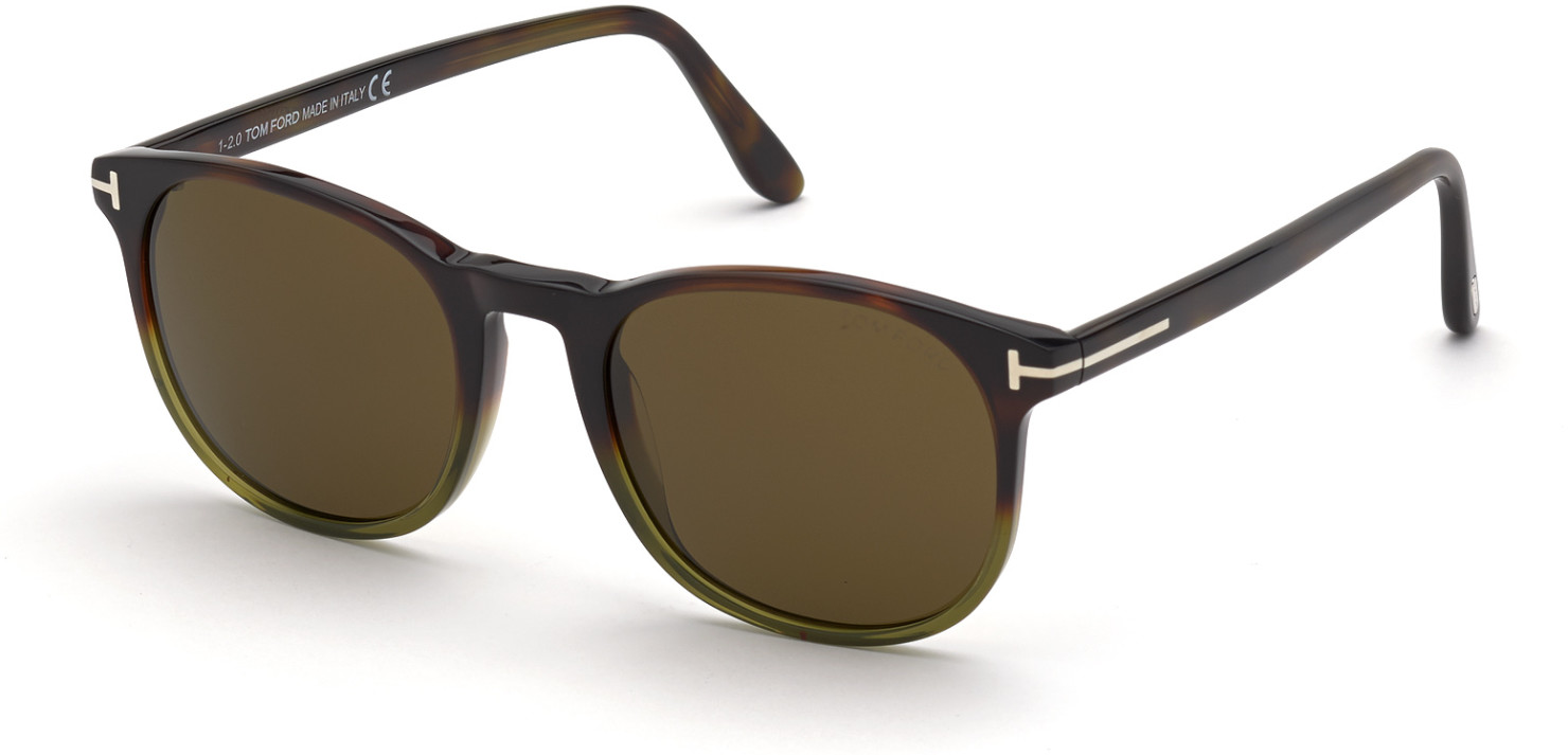 Tom Ford FT0858 round sunglasses in Tortoise