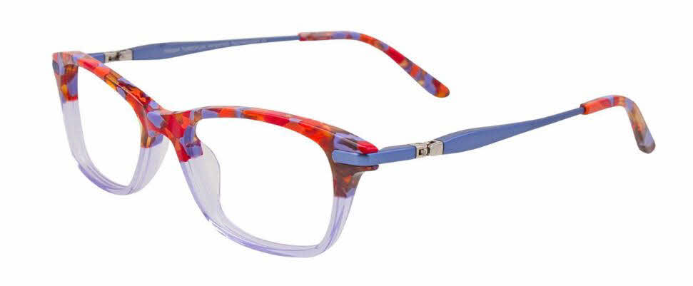 Light Blue & Red & Orange