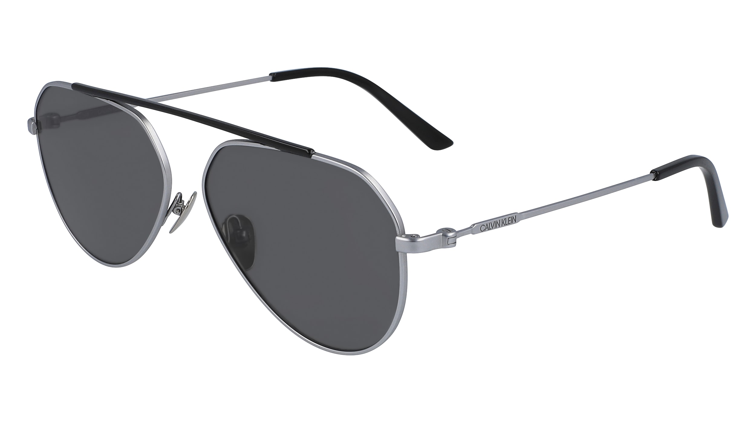 SATIN SILVER/BLACK