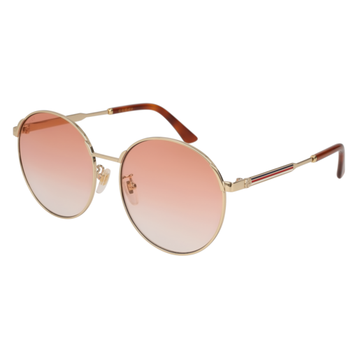 Gucci GG0206SK round sunglasses in Gold