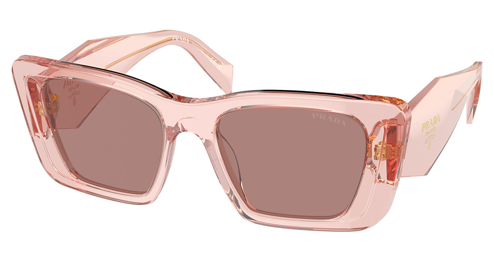 TRANSPARENT PEACH / LIGHT BROWN