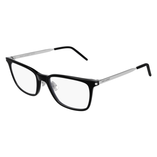Saint Laurent SL 262 rectangle eyeglasses in Silver