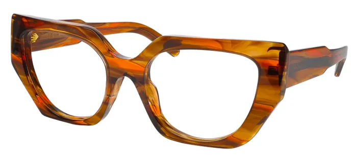 C35G BROWN CARAMEL HORN TRANSPARENT