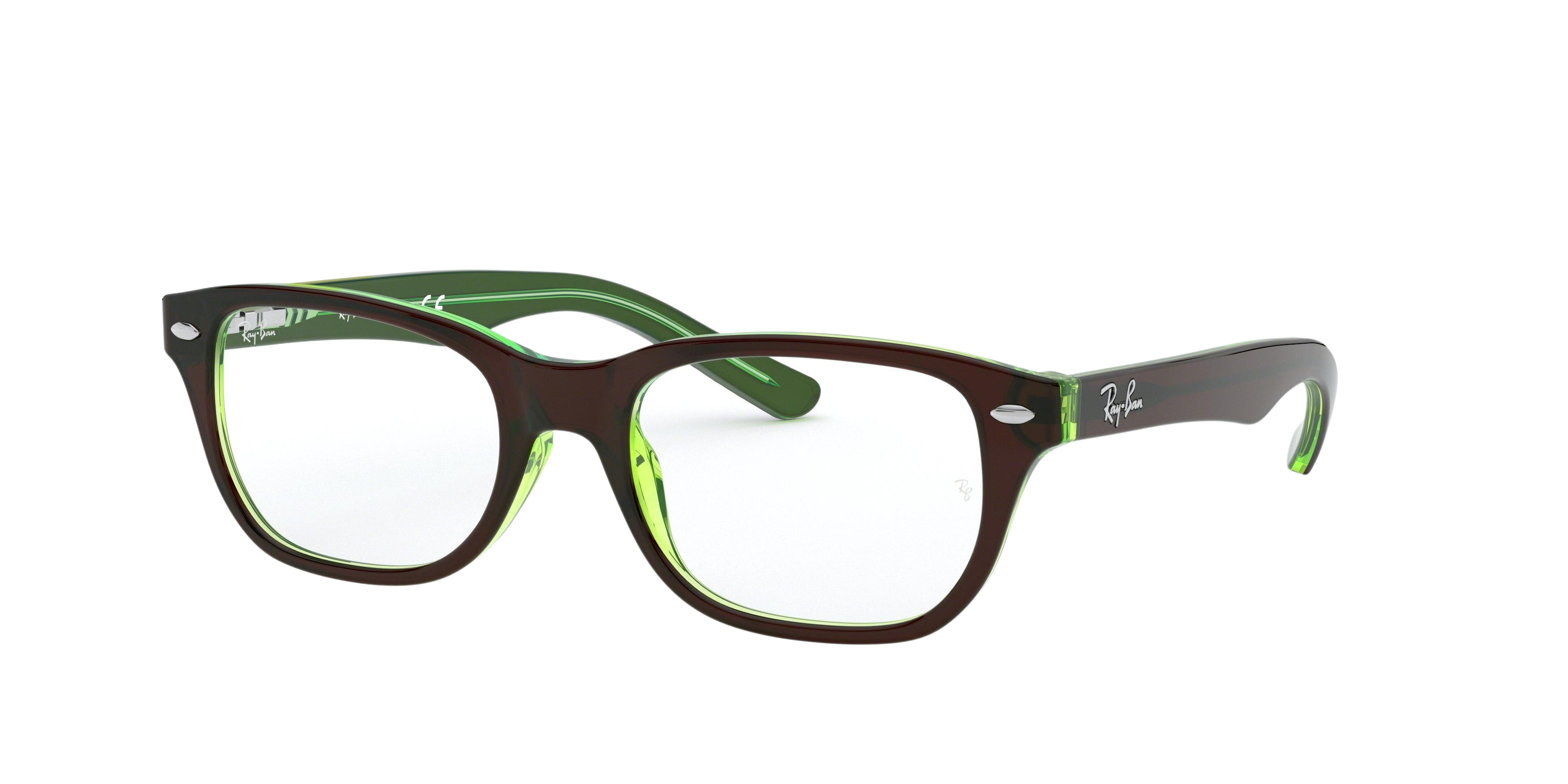 TOP BROWN ON GREEN FLUO