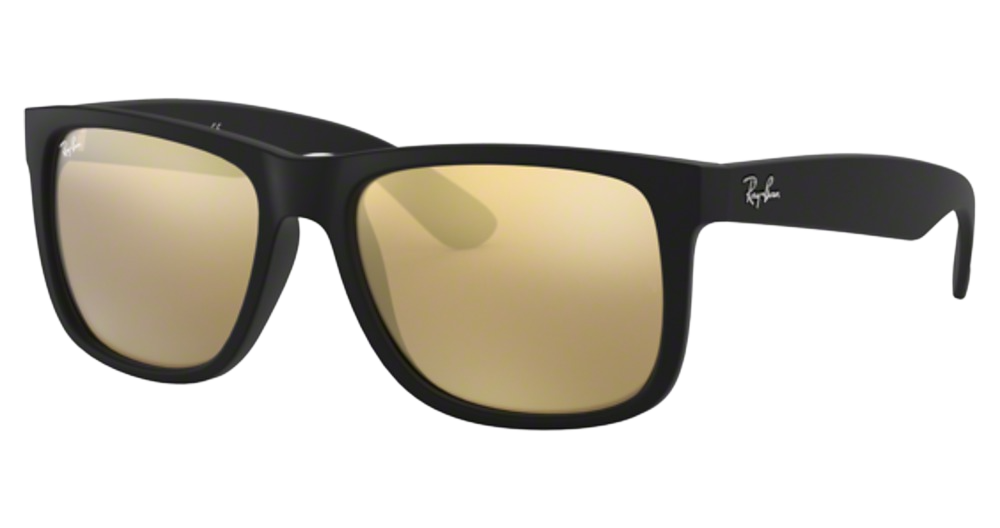 RUBBER BLACK / LIGHT BROWN MIRROR DARK GOLD