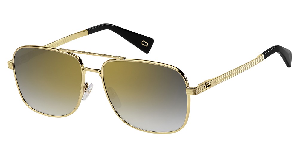 Marc Jacobs Marc 241/S aviator sunglasses in Gold/Grey Shaded Gold Mirror