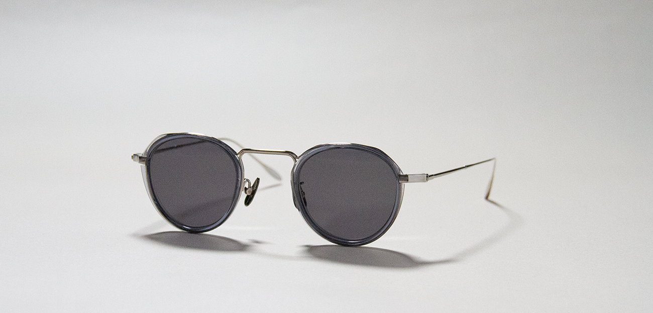 Yuichi Toyama / F.Marcel / Silver/Clear Gray - Shop Glasses Online  