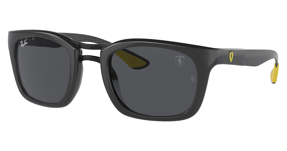 Ray-Ban RB8362M round sunglasses in Grey/Dark Grey