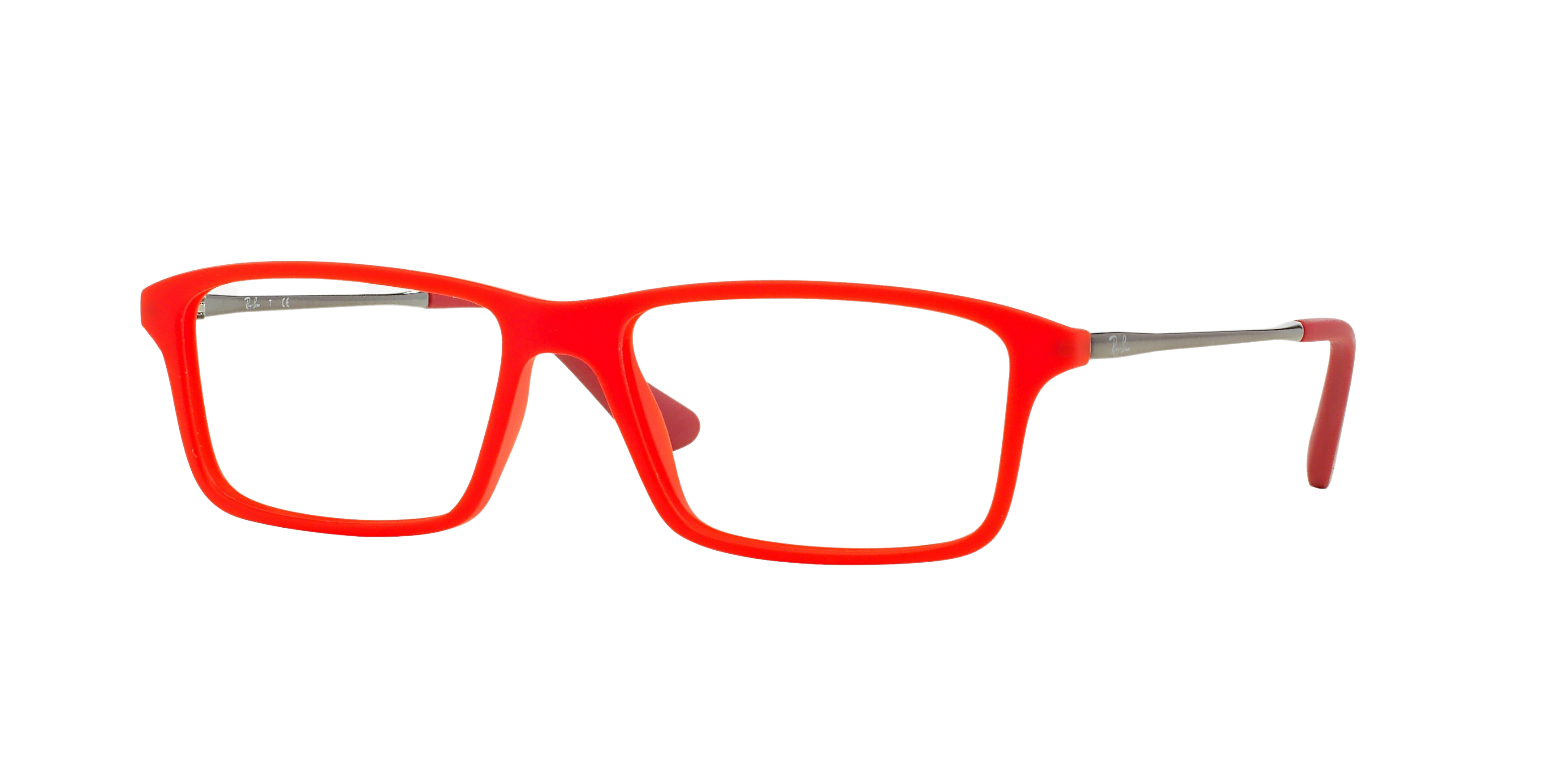 RED FLUO TRASPARENT RUBBER