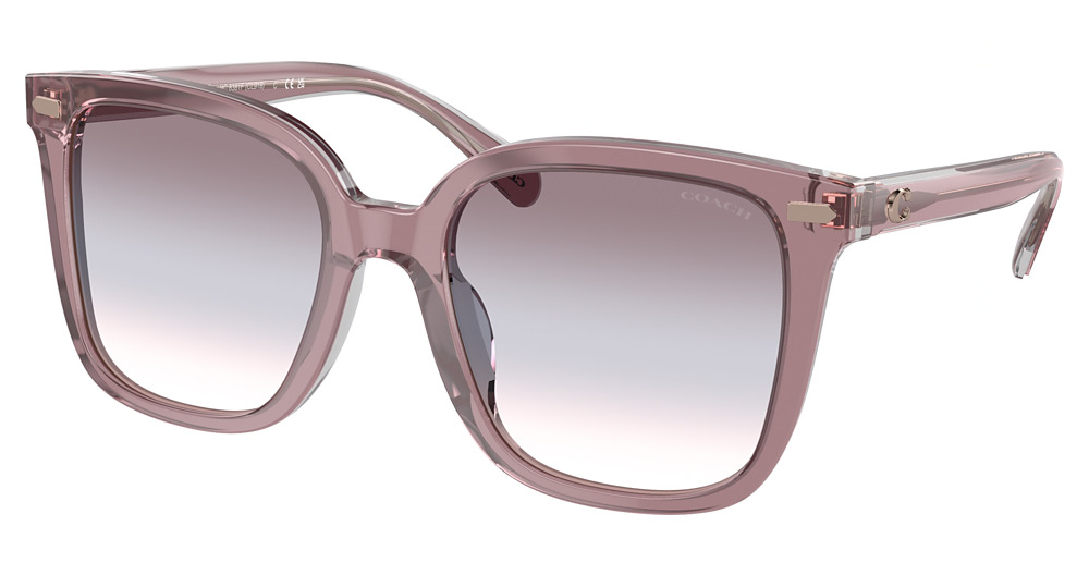 TRANSPARENT ROSE/BLUSH / PURPLE BLUE PEACH GRADIENT