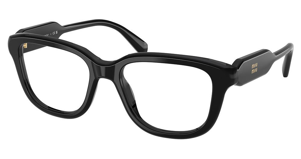 Miu Miu MU 02ZVF square eyeglasses in Black