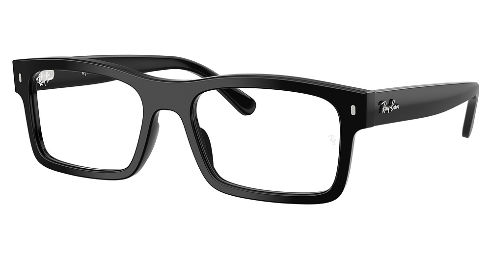 Ray-Ban RX5435F rectangle eyeglasses in Black