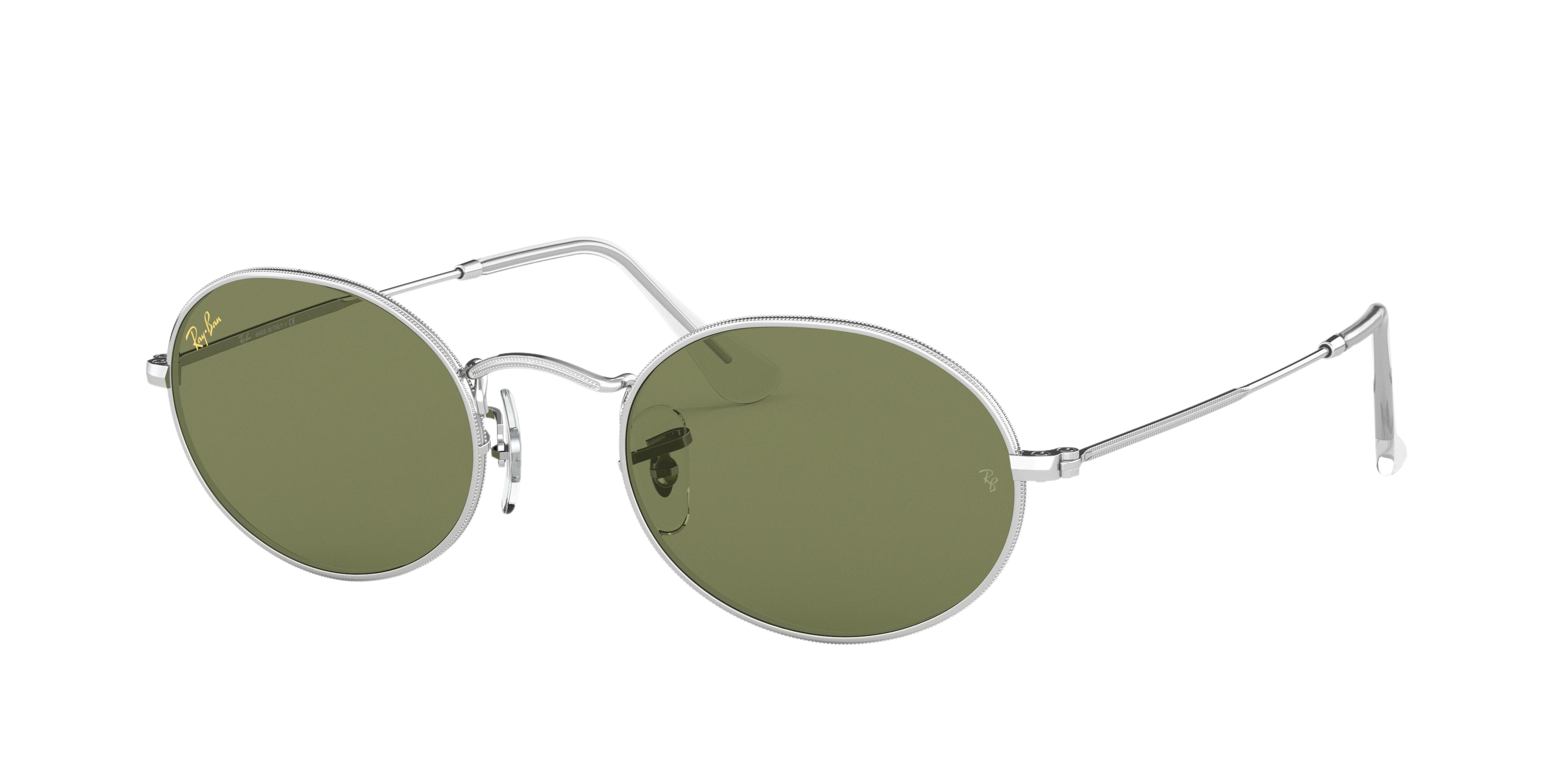Ray-Ban RB3547 round sunglasses in Silver