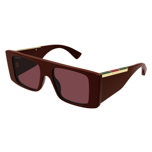 Gucci GG1888S rectangle eyeglasses in Burgundy