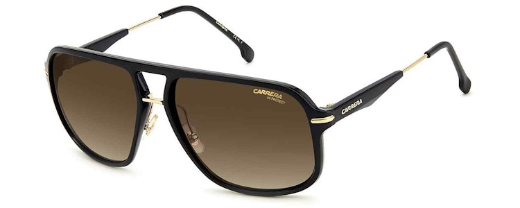 BLK GOLD B / BROWN SHADED