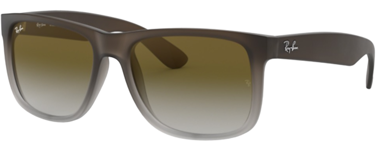 RUBBER BROWN ON GREY / LIGHT GREY GRADIENT GREEN