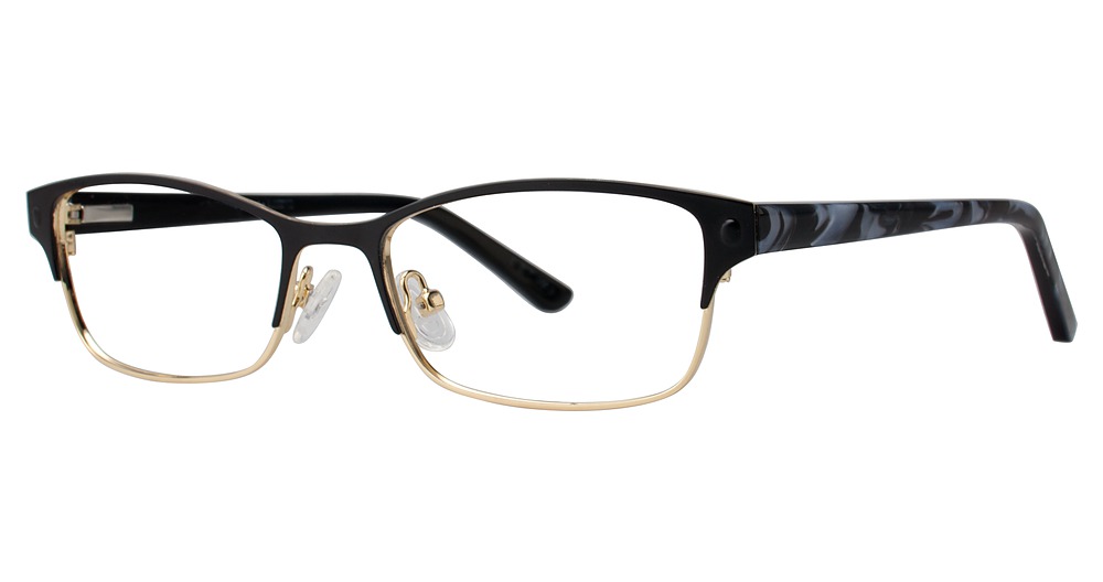 matte black/gold