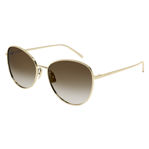 Saint Laurent SL 486 cateye sunglasses in Gold