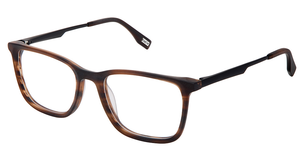 MATTE BROWN STRIPE
