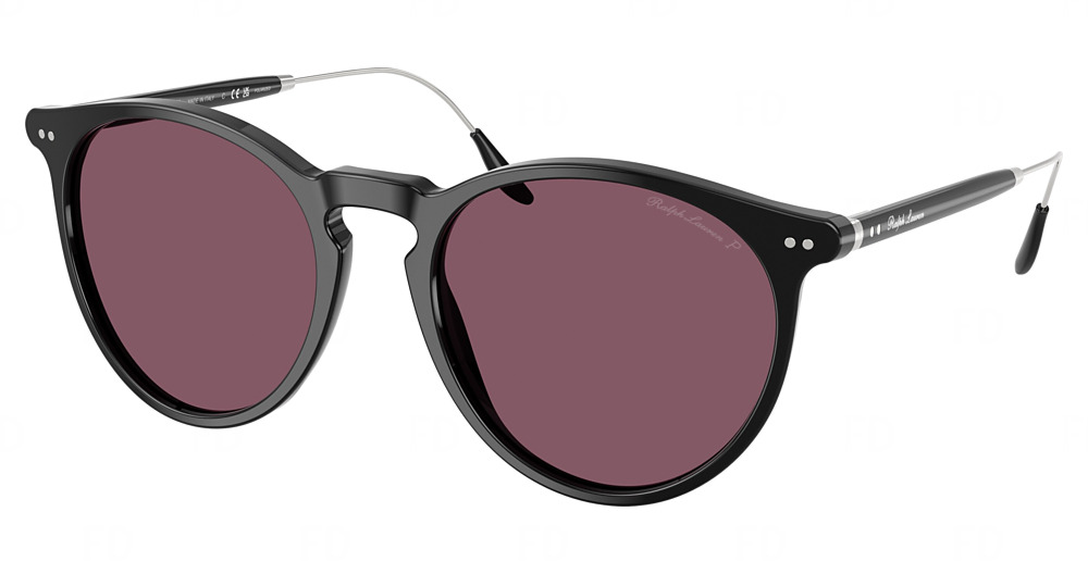 SHINY BLACK / SOLID PURPLE