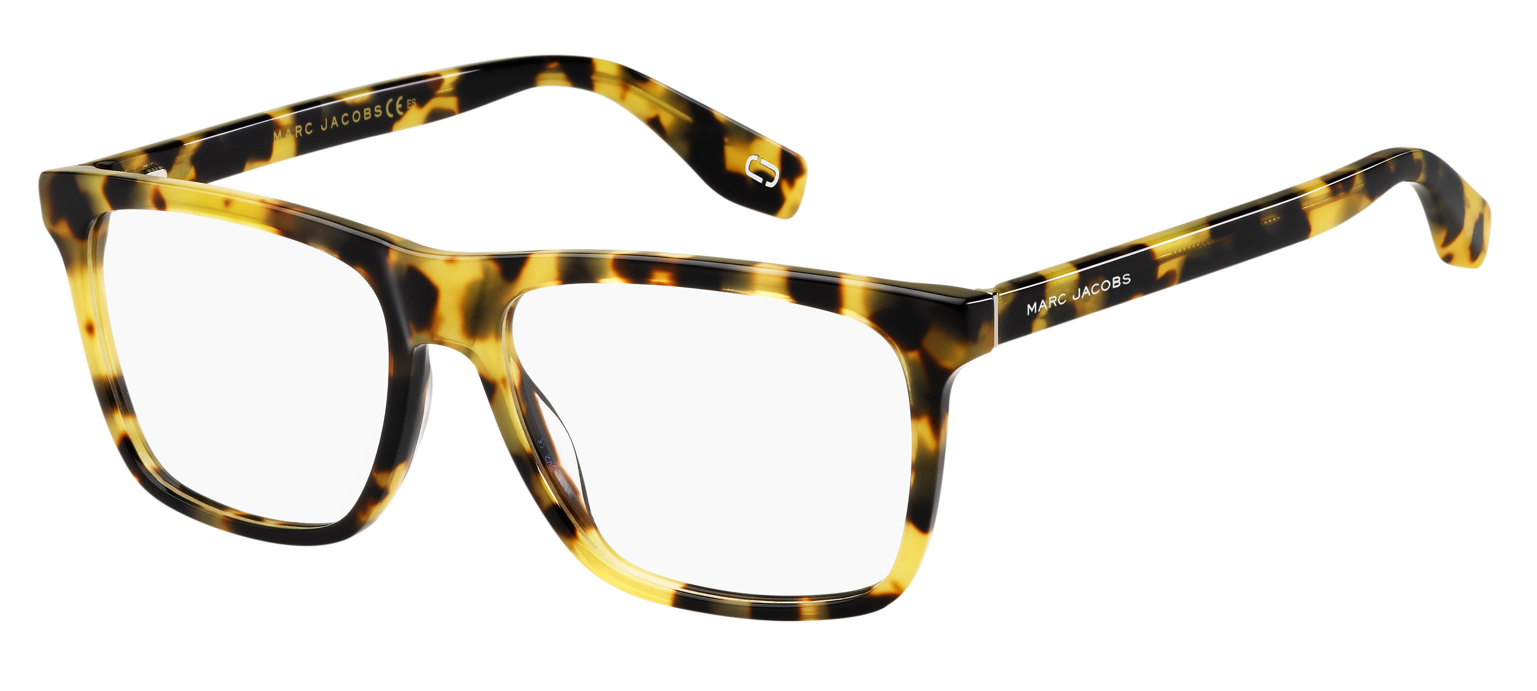 Marc Jacobs Marc 342 square eyeglasses in Yellow Havana