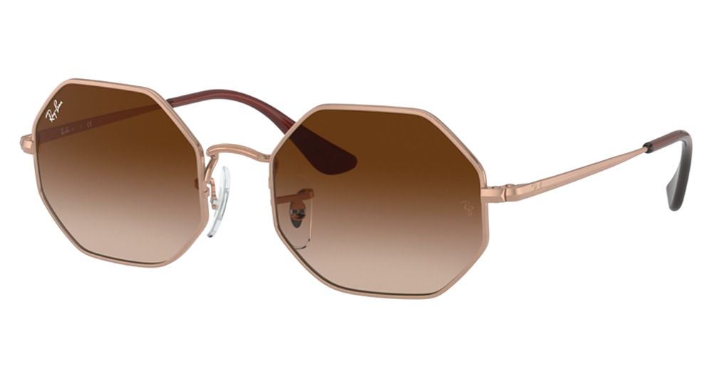 Ray-Ban RJ9549S irregular sunglasses in Copper/Brown Gradient Dark Brown